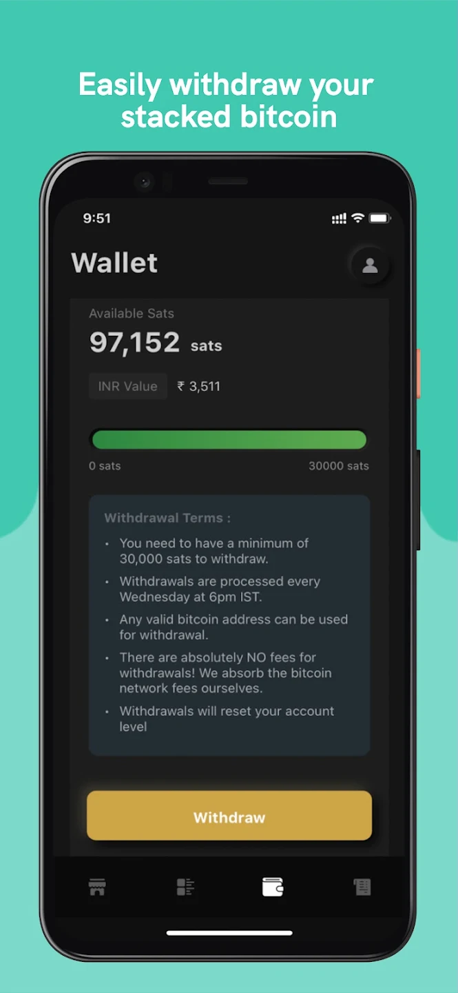 GoSats – Bitcoin Rewards App 5