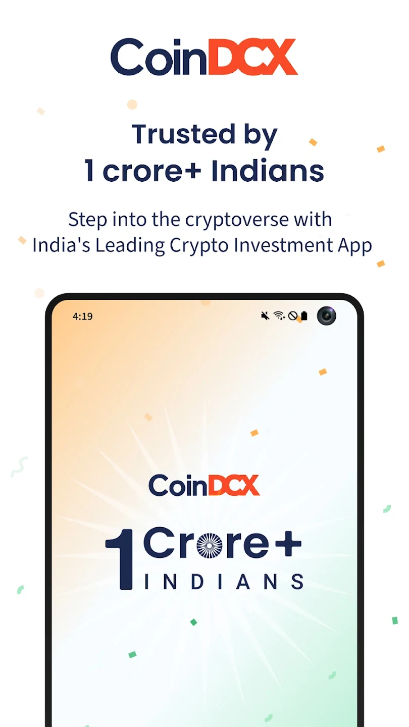 CoinDCX:Bitcoin Investment App 1