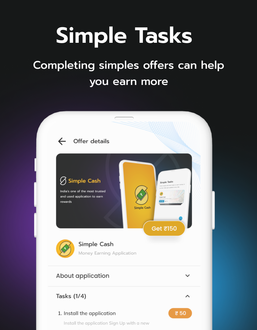 Simple Cash Reward Earning App 4