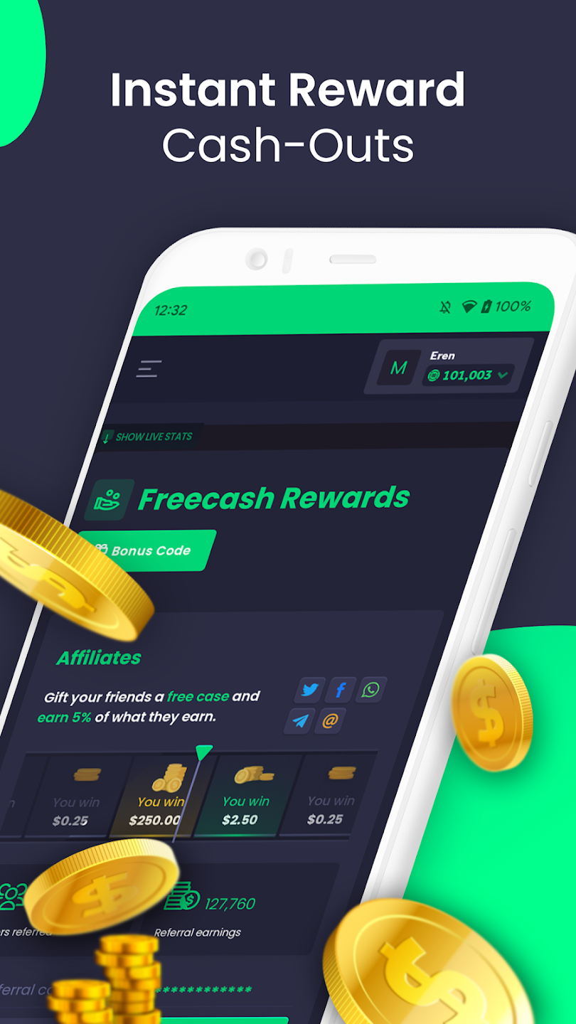 Freecash: Earn Crypto & Prizes 6