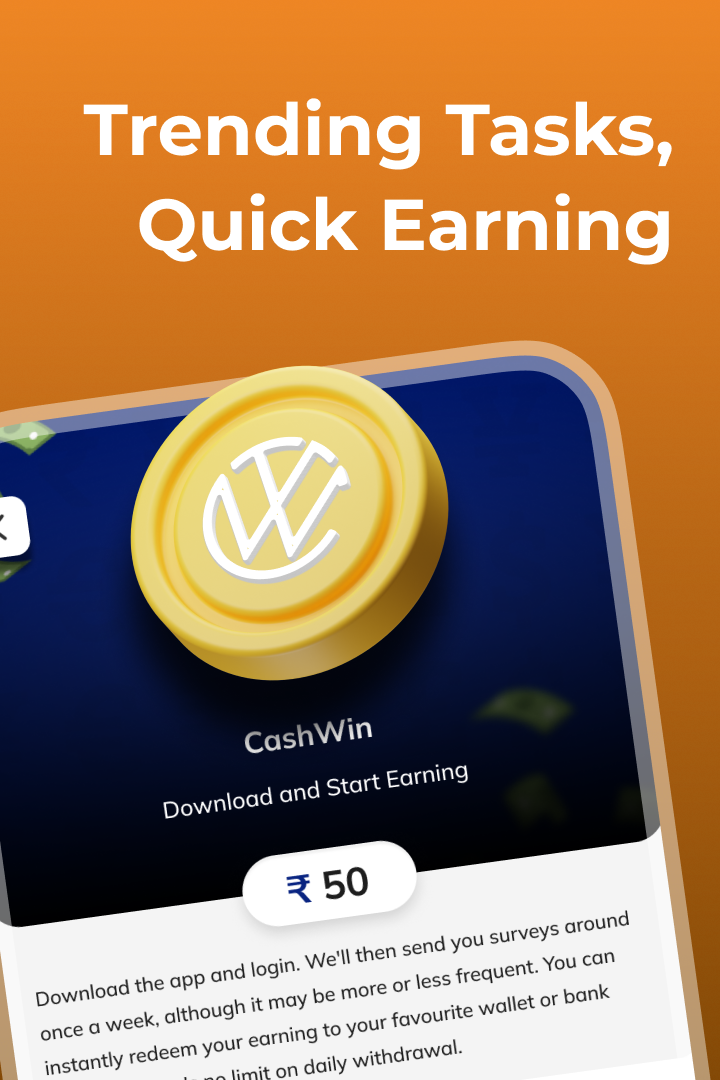 Cashwin: Daily Earn Money App 4