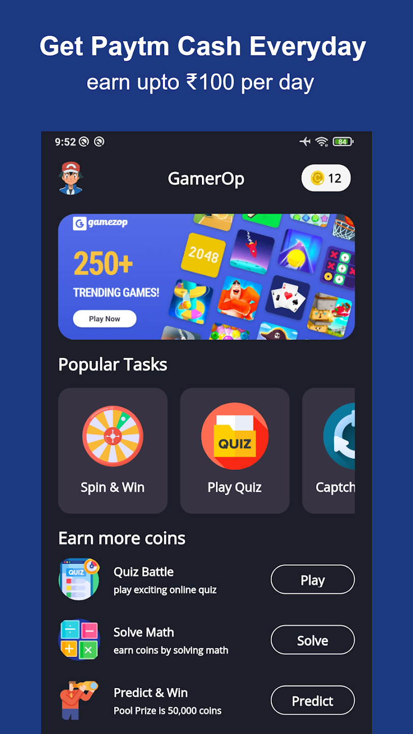 GamerOp – Earn Daily Gift Card 1