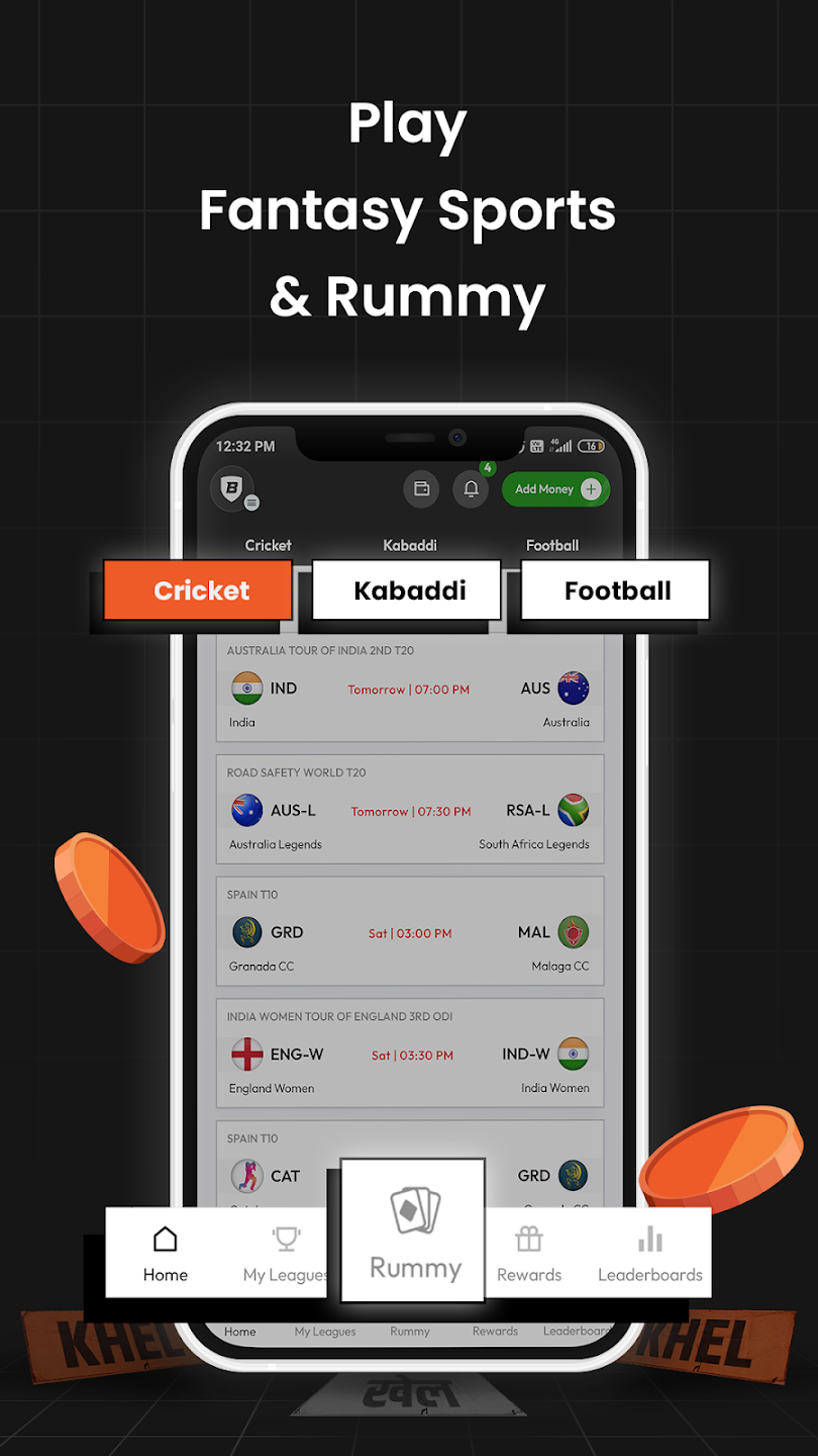 BalleBaazi :Fantasy Cricket App 2