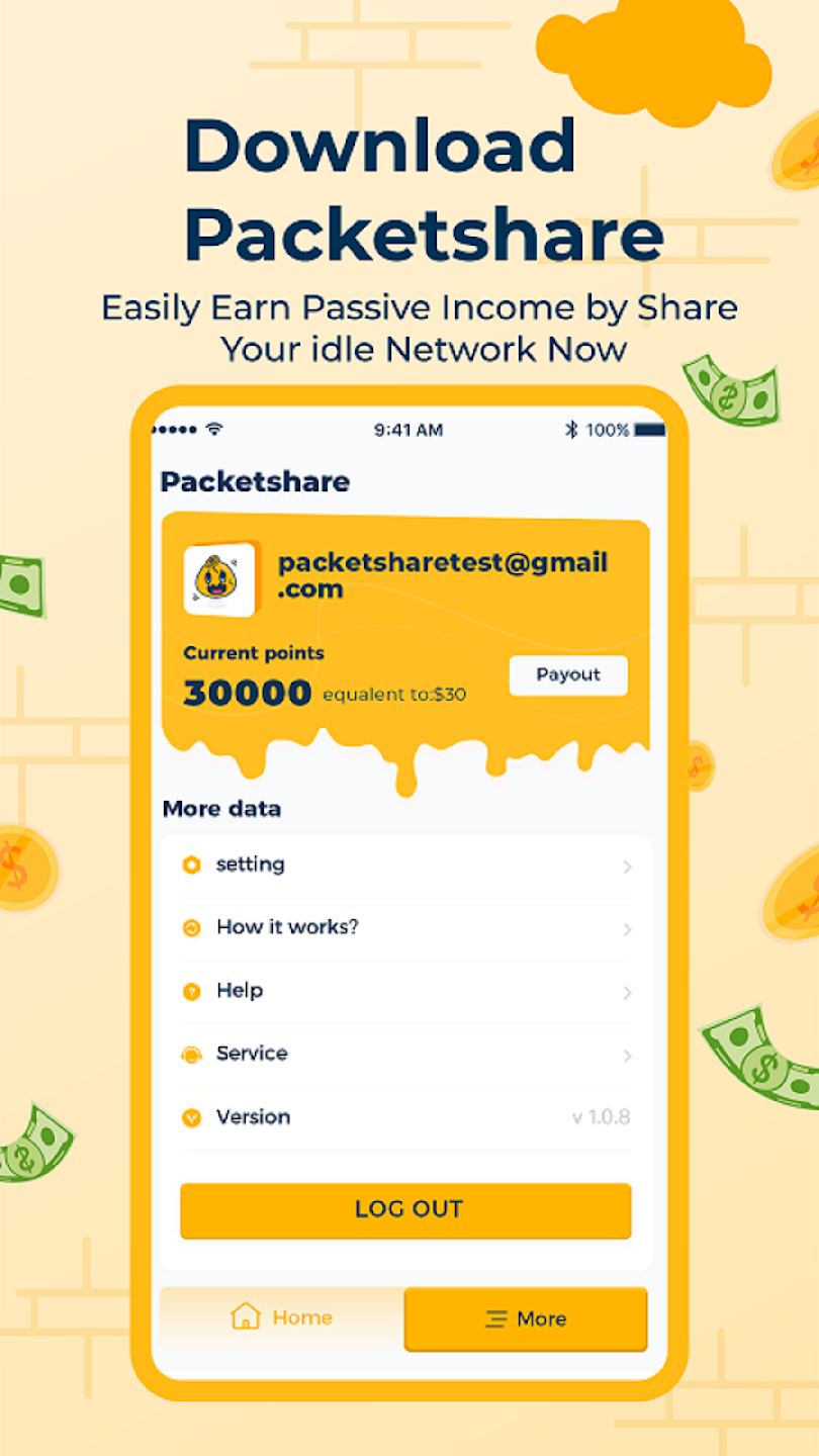 Packetshare – Passive Income 10
