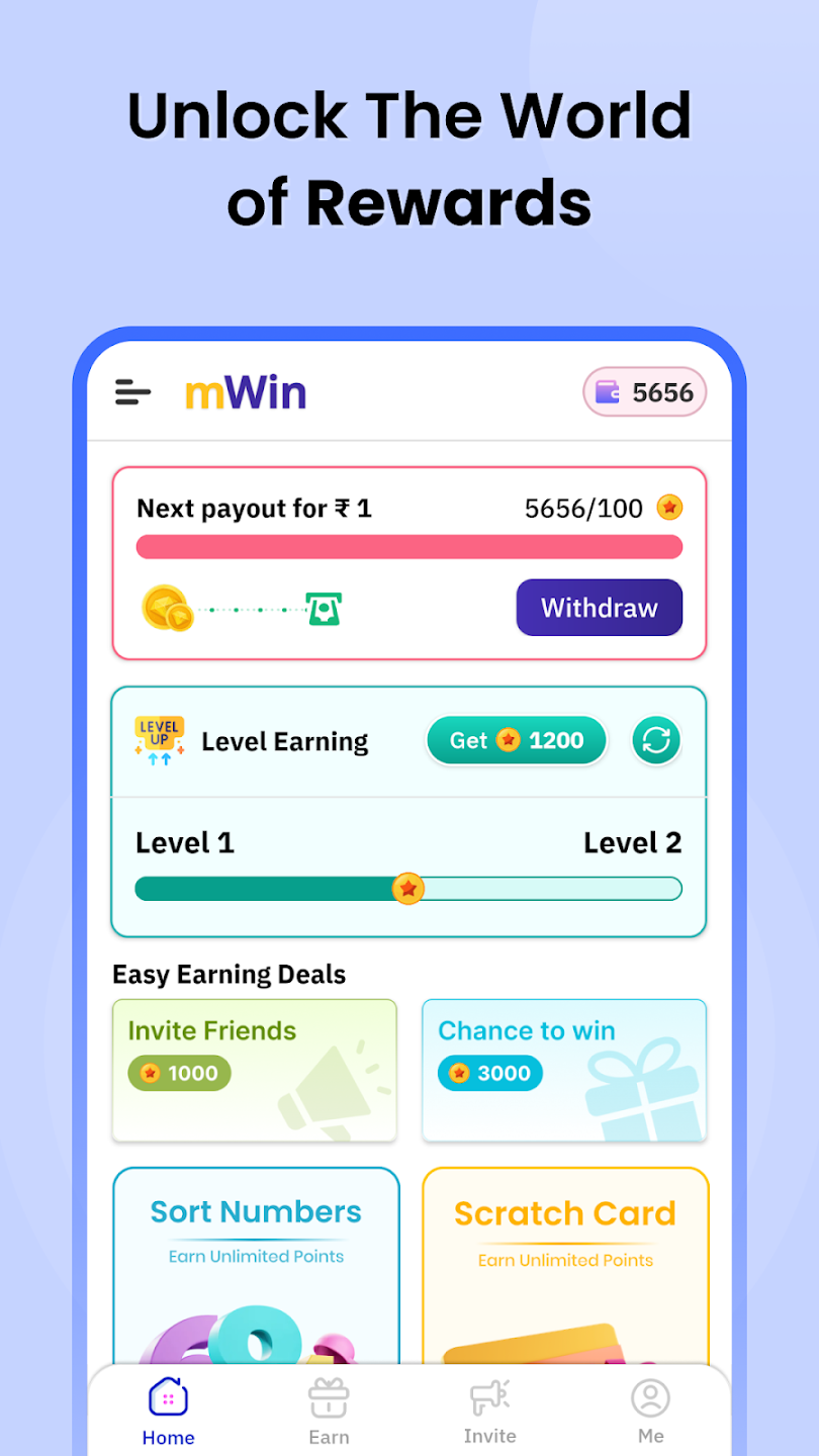 mWin Earn Money App 1
