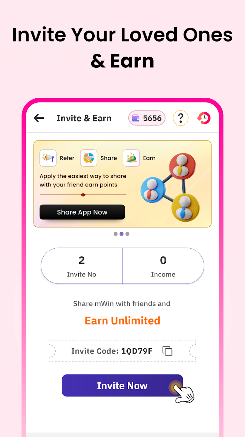 mWin Earn Money App 3