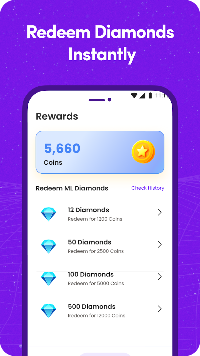 ML Diamonds – Earn Diamonds 3