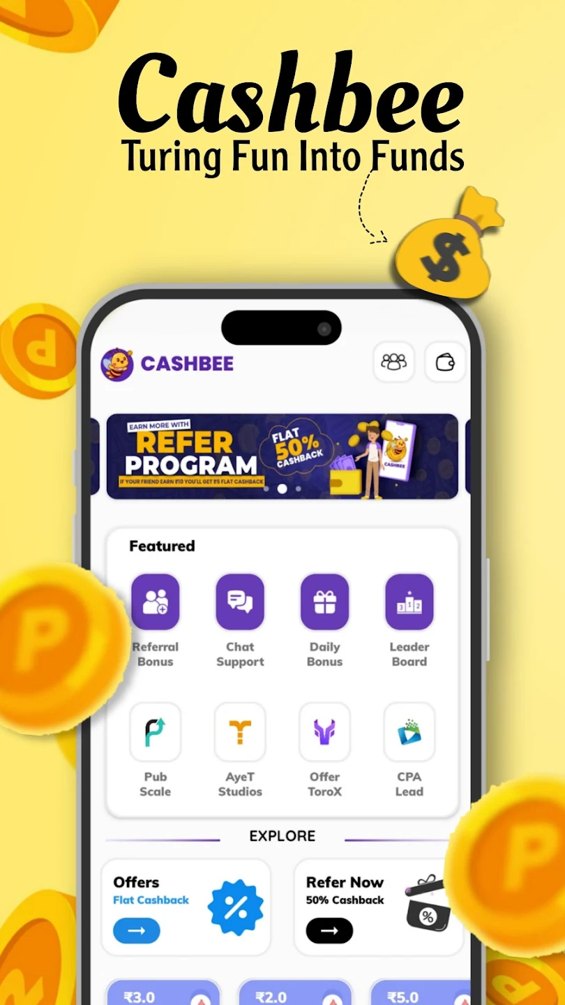 CashBee – Daily Rewards & Task 3
