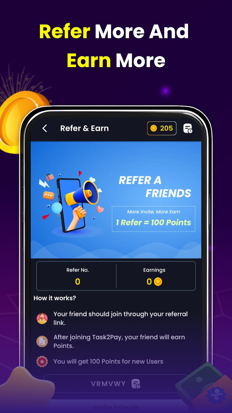 Task2Pay : Reward Earning App 6